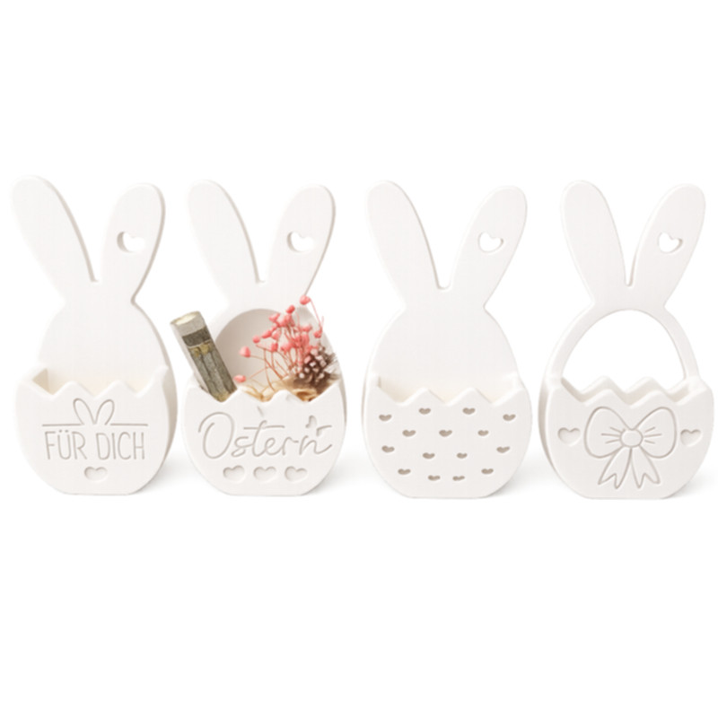 Oster Mitbringsel 4er Set mit Trockenblumen Geldgeschenk & Gutscheinhalter